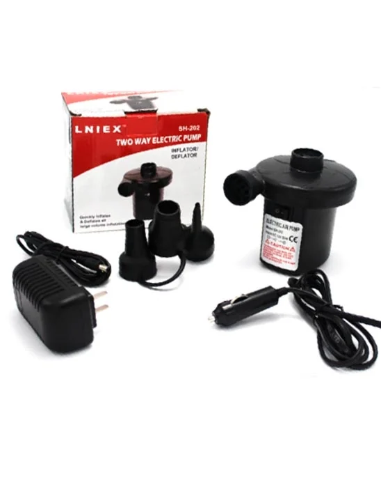 BOMBA PARA INFLAR DE 12V Y 110V
